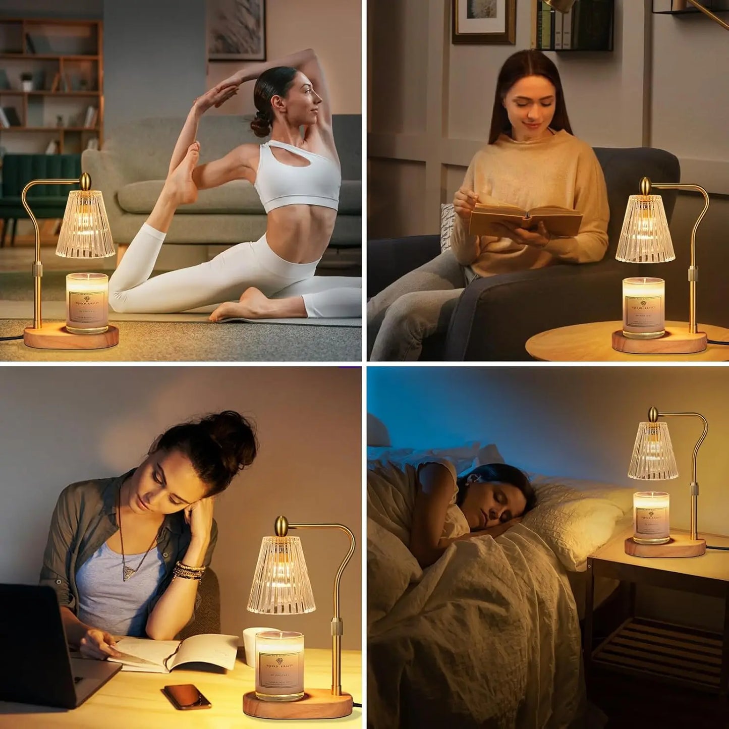 Nöra glow therapy — lámpara calentadora de velas