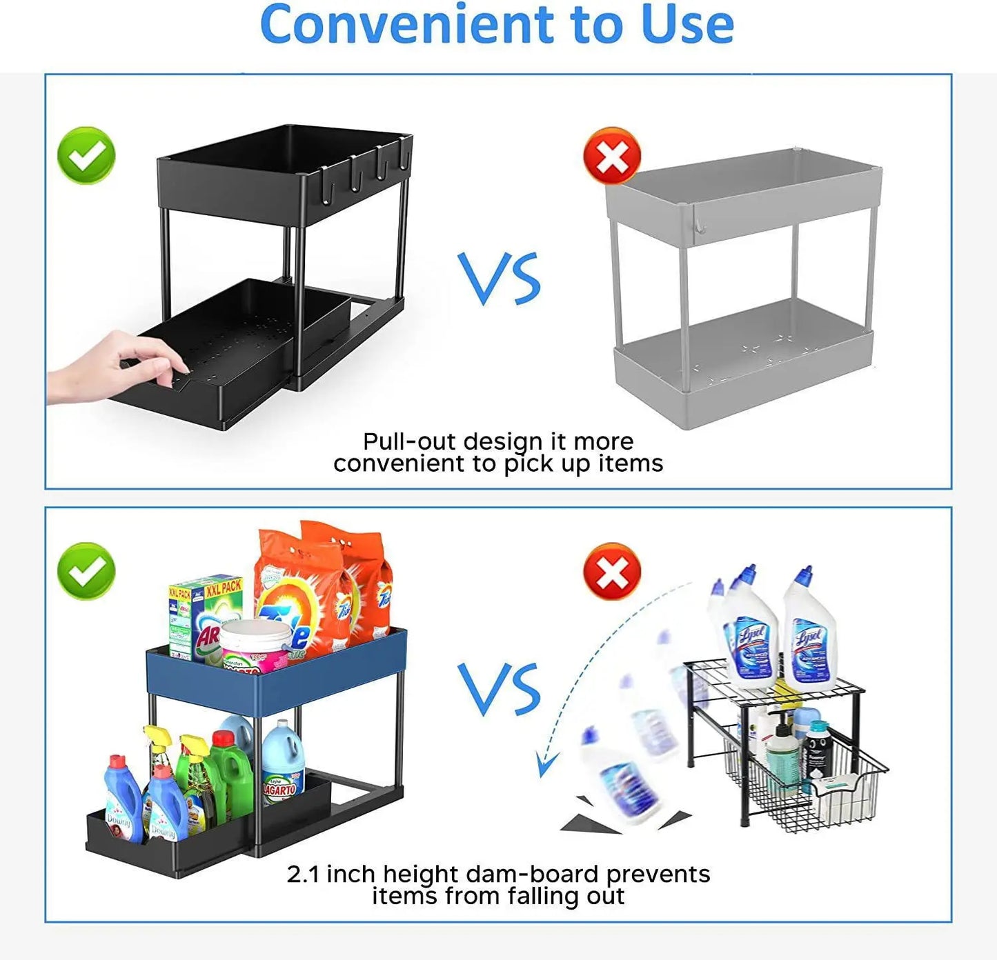 Nöra slide & organise — organizador modular de cocina