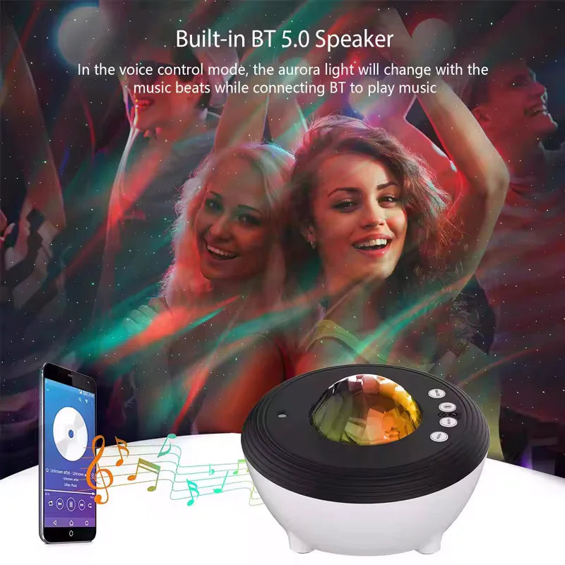 Auranöra – Proyector de galaxia y sonido