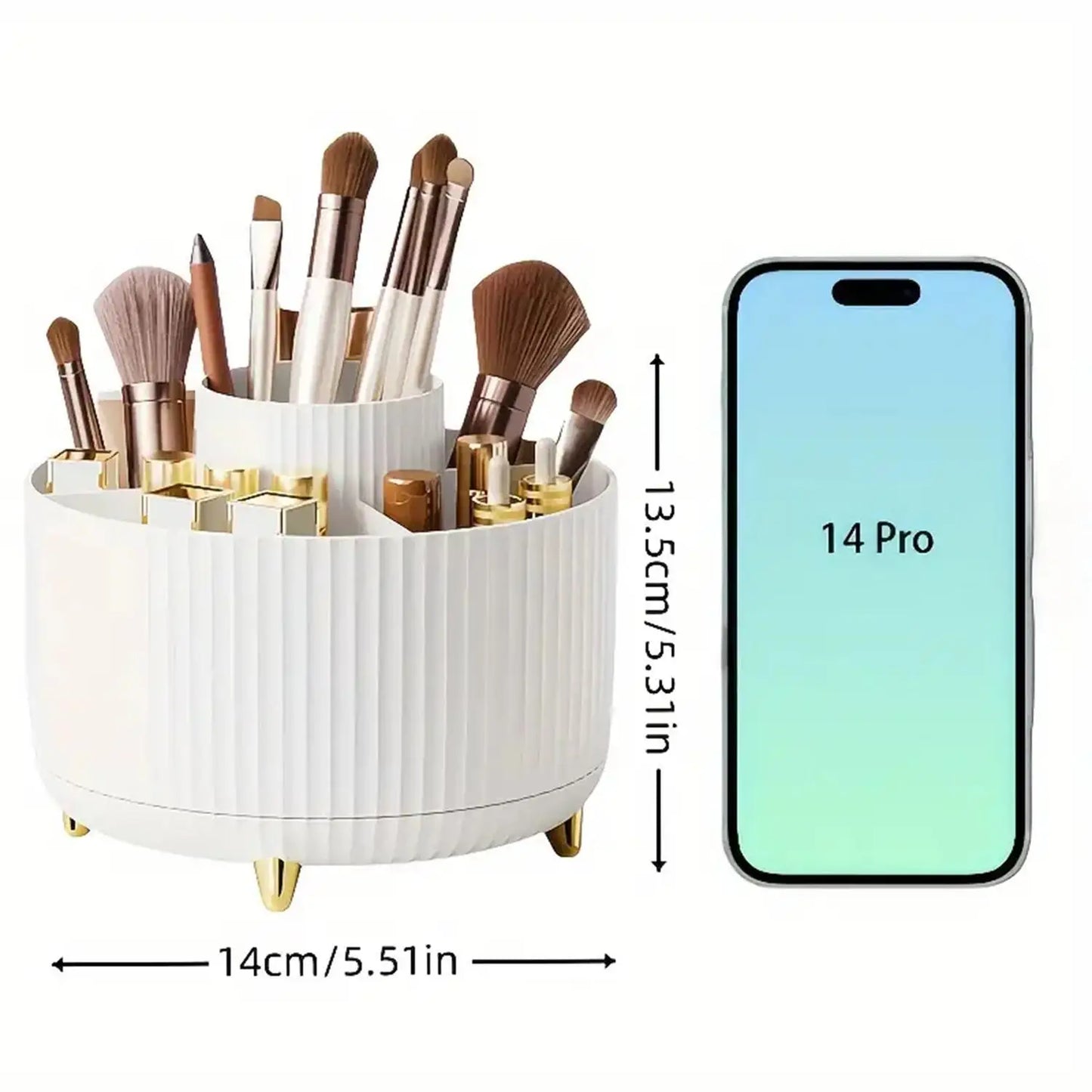 360° drehbarer Make-up-Organizer – nöra home