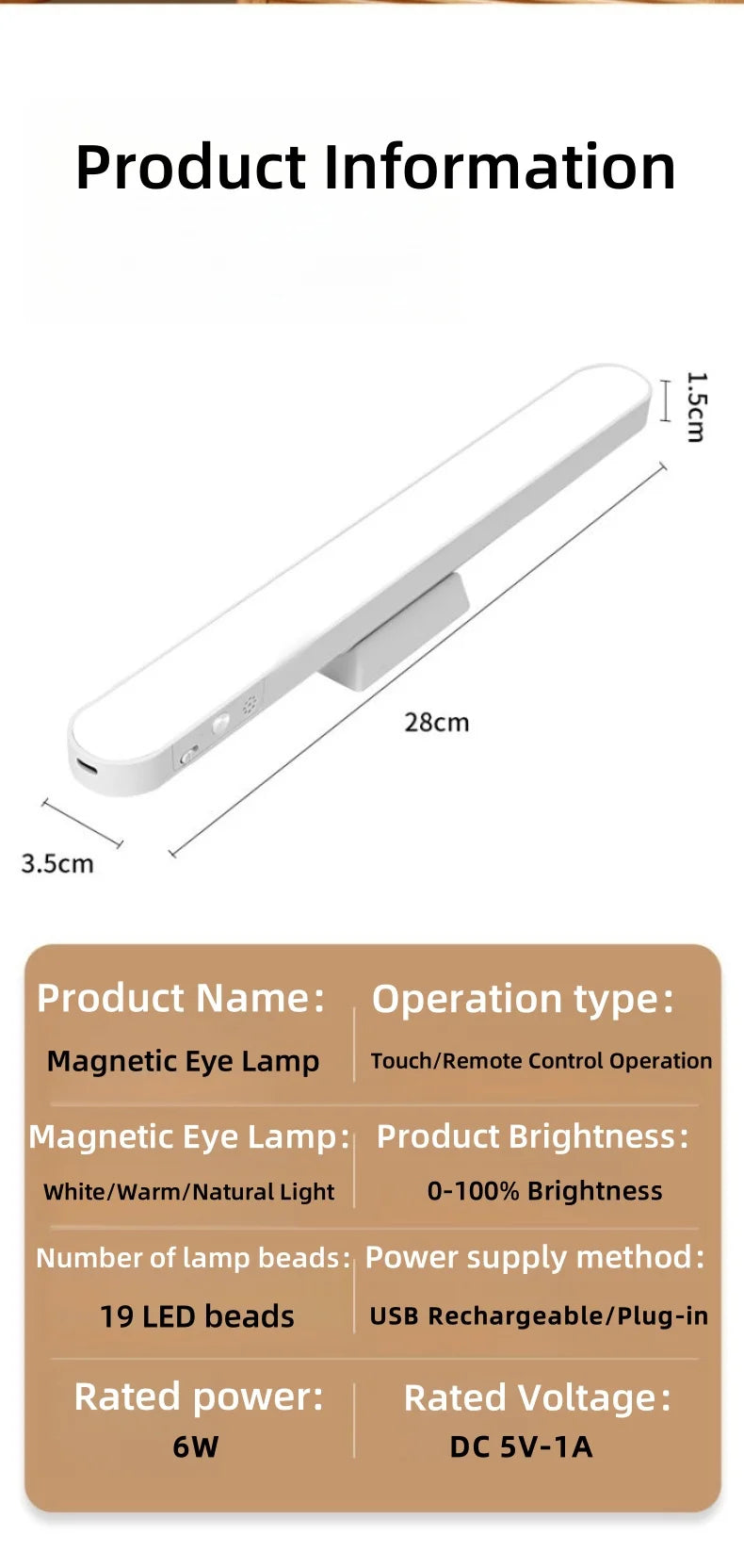 Lámpara LED magenetica slim pro | nöra home studio