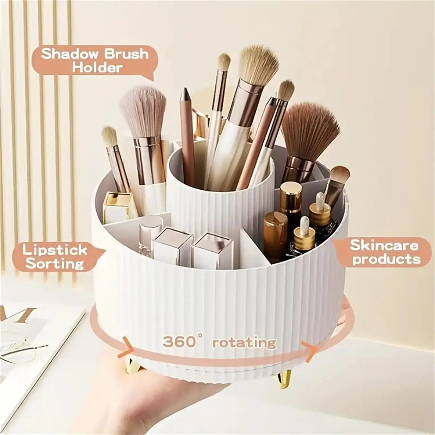 360° drehbarer Make-up-Organizer – nöra home